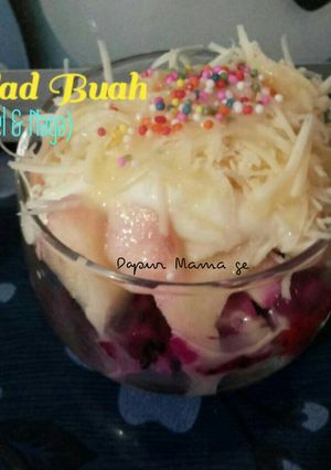 Foto resep Salad Buah ekonomis (apel&naga)