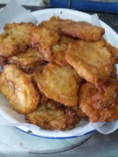 Una foto de Tortitas de coliflor