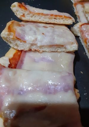 Una foto de Pizza
