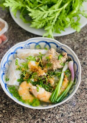 Hình của món Hũ Tiếu Hải Sản.