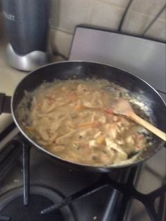 Una foto de Pechuga en salsa de hongos