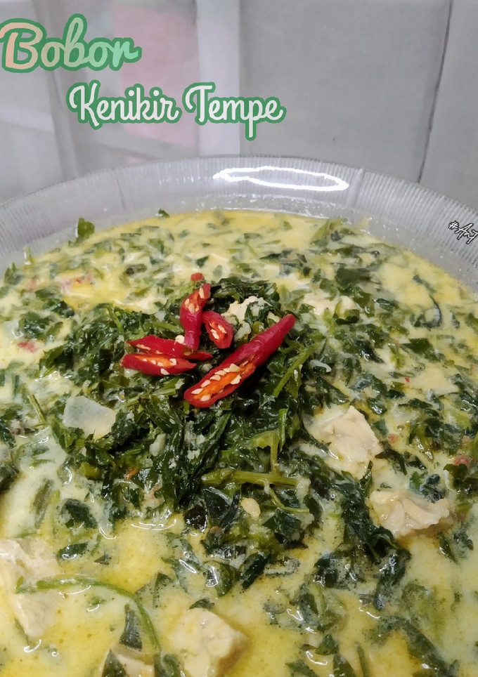 Foto resep Bobor Kenikir Tempe