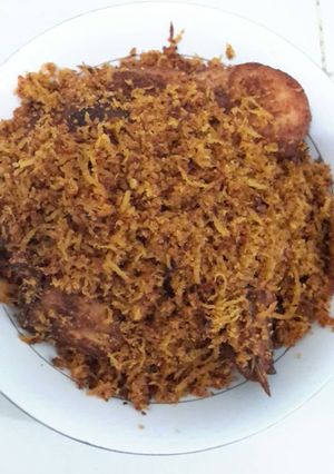 Foto resep Serundeng Ayam Kremes