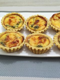 Foto resep Spinach Mini Quiche (Pie Asin)