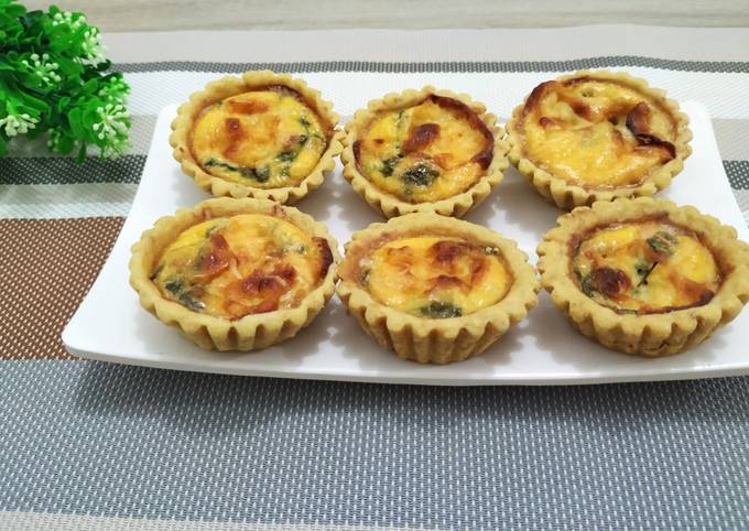 Spinach Mini Quiche (Pie Asin)