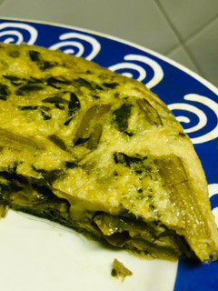 Una foto de Tortilla de acelgas silvestres