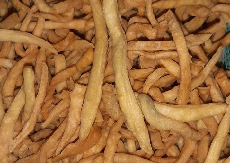 Cara Membuat Stik bawang / keripik bawang no seledri Anti Gagal