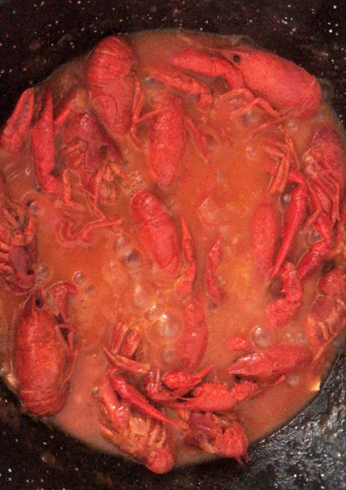 Una foto de Cangrejos de río en salsa 🦀