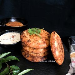 A picture of Foxtail Millet Bun Dosa.