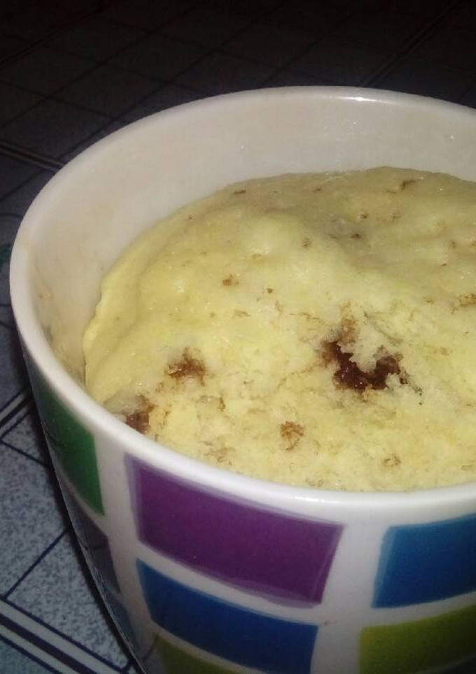 Una foto de Queque en taza en solo 3 minutos (en microondas)