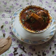 Nagpur special famous dish spicy homemade saoji masala mutton A picture of Nagpur special famous dish spicy homemade saoji masala mutton.