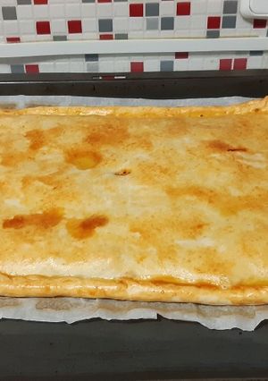 Una foto de Empanada de pulpo y gambas