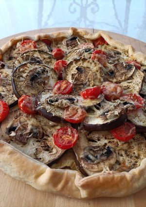 Une photo de Tarte à l'aubergine