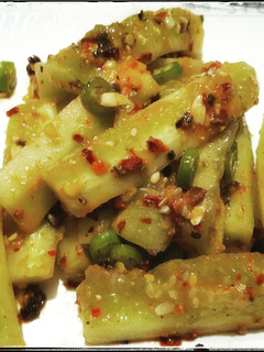A picture of Cucumber salad dhaba style.