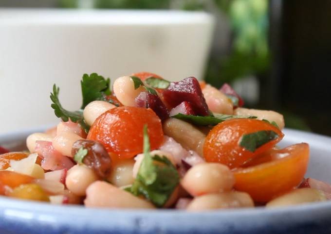 Ensalada de alubias blancas en 10 min -Ensaladas Veganas Fáciles Receta de RECETAS  VEGANAS TV- Cookpad