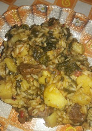 Una foto de Guiso de arroz