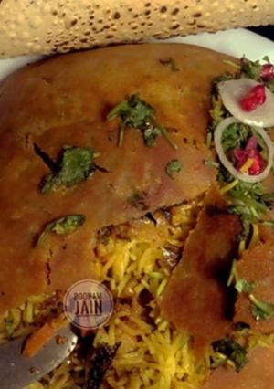 A picture of Parda biryani.