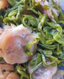 Móng giò rau tiến vua ngâm mắm