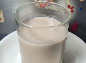 Hình của món Milo fake từ sữa hạt☕☕☕.