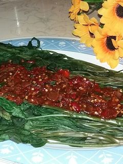 Foto resep Rujak kangkung khas Kuningan