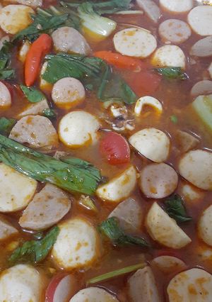 Foto resep Tom yam bumbu instans