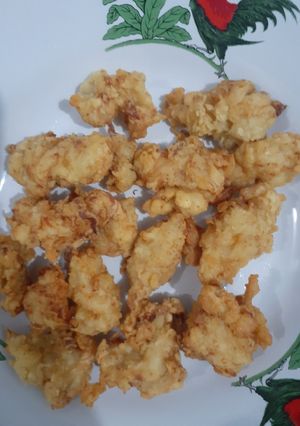 Foto resep Chicken popcorn / ayam tepung
