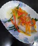 甜椒蒸鱈魚（家常菜）（低醣餐）（簡單料理）（電鍋料理）