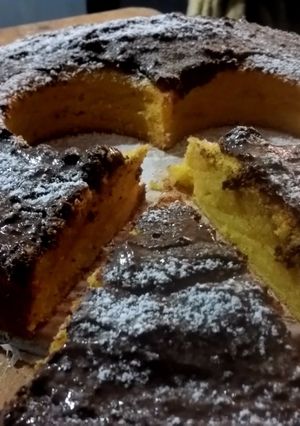 Foto principal de Bizcocho de mandarina y chocolate