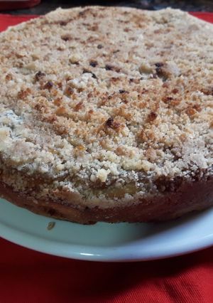 Una foto de Torta alemana con masa madre (Apfelkuchen)