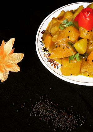 নিরামিষ ভোগের কুমড়ো (niramish bhoger kumro recipe in Bengali) রেসিপির প্রধান ছবি