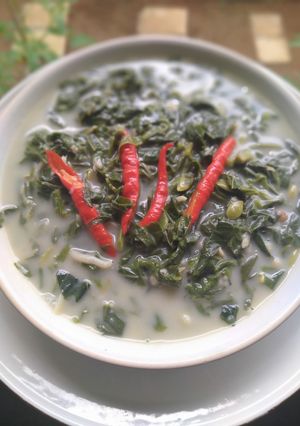 Foto resep Sayur Daun singkong teri pete cina