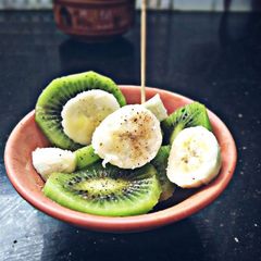 A picture of Kiwi fruit salad.