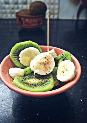 A picture of Kiwi fruit salad.