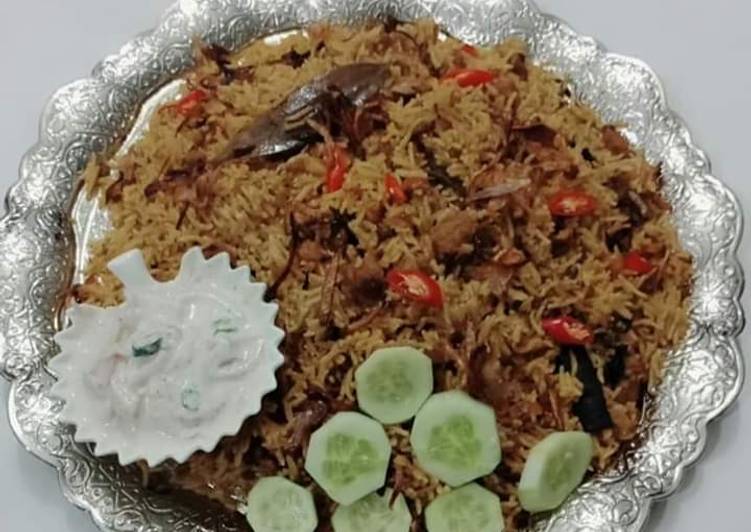 Easiest Way to Prepare Super Quick Homemade MALKA MASOOR AUR QEEMAY KI BRIYANI         #KokabandCookpad