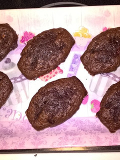 Una foto de Brownie de plátano y nueces sin lactosa