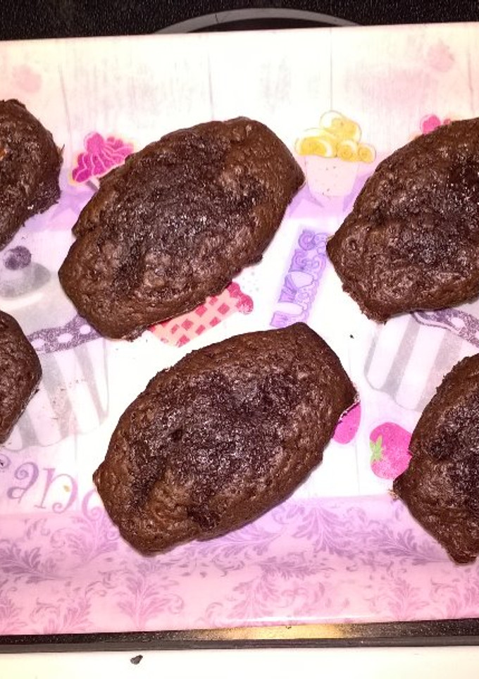 Una foto de Brownie de plátano y nueces sin lactosa