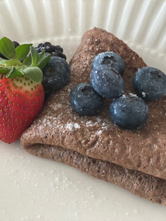 Una foto de 🍫 Crepa FIT de cacao y claras 🍫