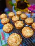 Banana Pineapple Candy Muffins