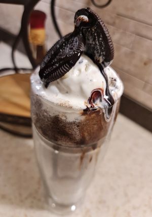 A picture of Oreo Ice-Cream Milk Shake.