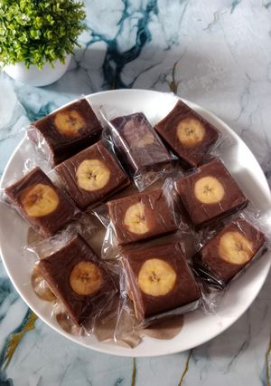 Foto resep Nagasari Cokelat Potong