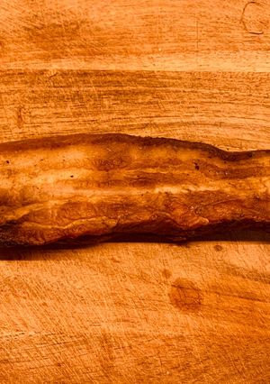 A picture of Chemical Free 2-ingredient Smoked Bacon!.