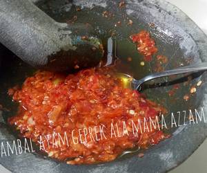 Resep Terbaik Sambal ayam geprek Lezat Mantap