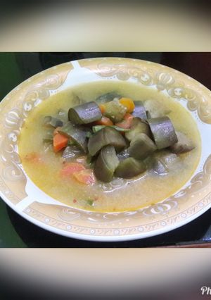 Foto resep Lodeh Terong Hijau