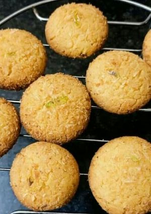 A picture of Coconut Elaichi Cookies Recipe.