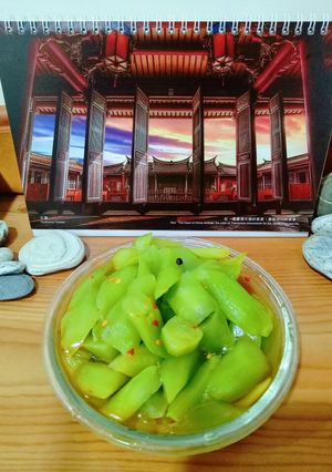 涼拌菜心 的食譜成品照片