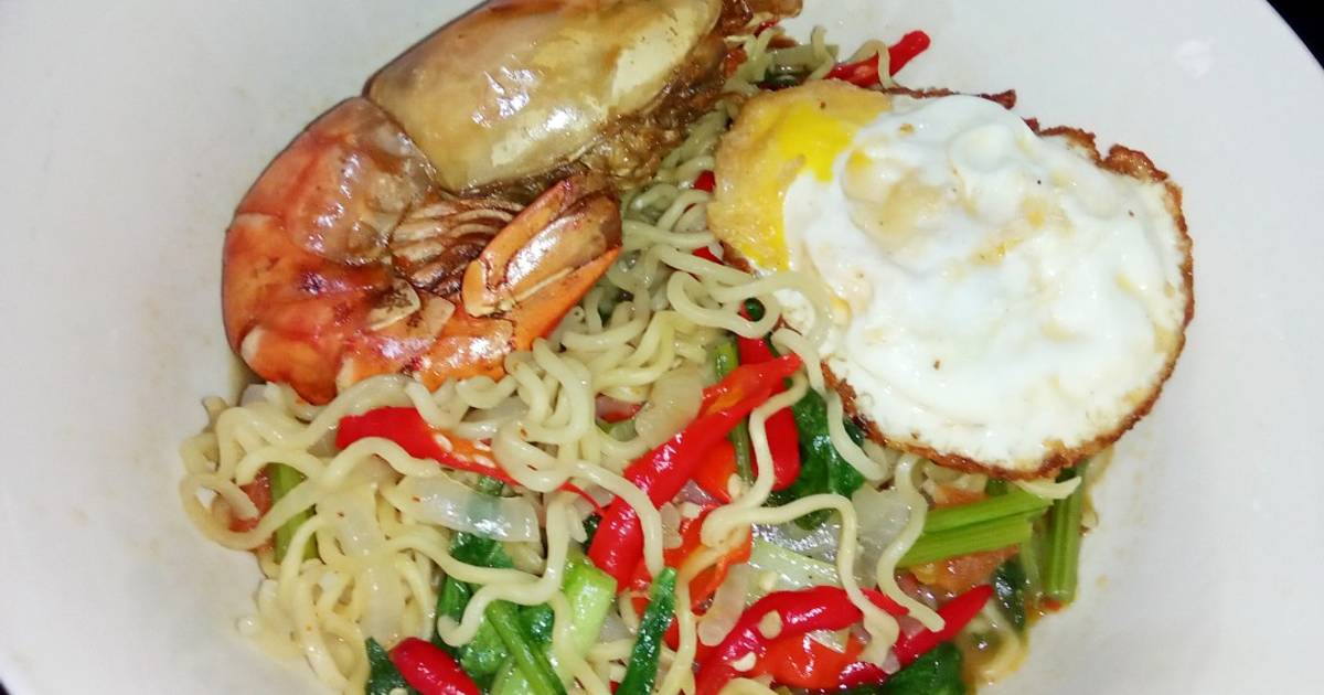 Resep Indomie Kuah Kaldu Udang Favorit Bunda