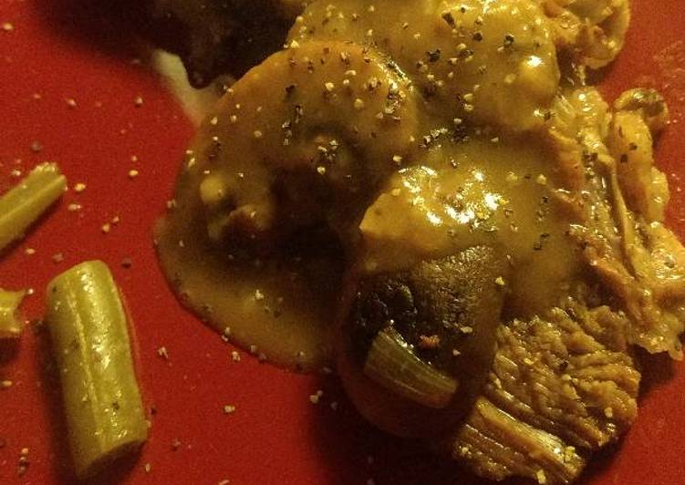 Recipe of Speedy Slow cooker tri tip with pan gravy