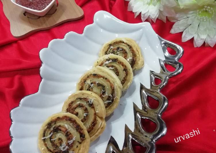 Easiest Way to Make Super Quick Homemade Palak paneer pinwheel