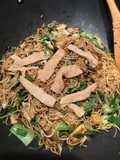 Mì sợi trứng xào chay