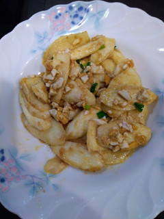 鹹蛋茭白筍(低醣生酮餐)(家常菜)(簡單料理) 的食譜成品照片